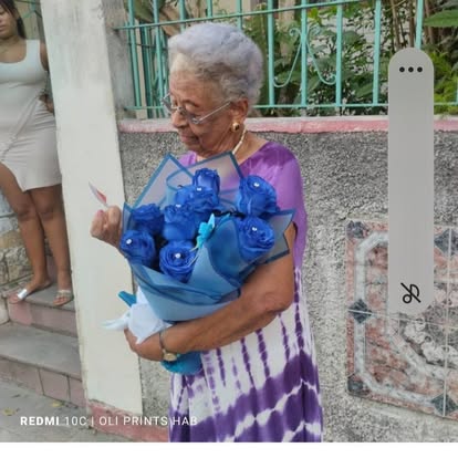 Otra referencia de Ramo de flores azules