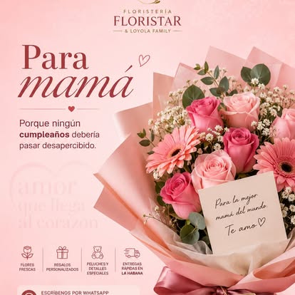 Tonos rosados y tarjeta