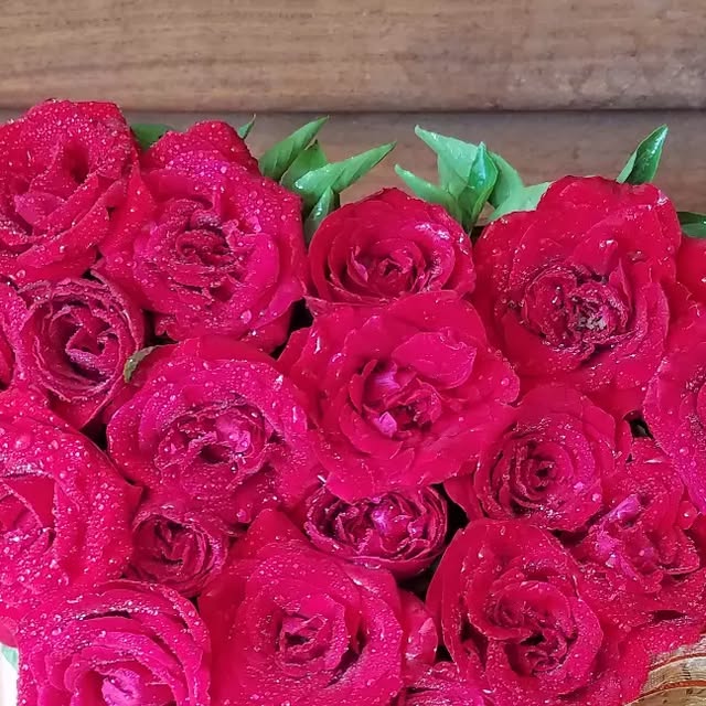 Un detalle en rojo intenso
